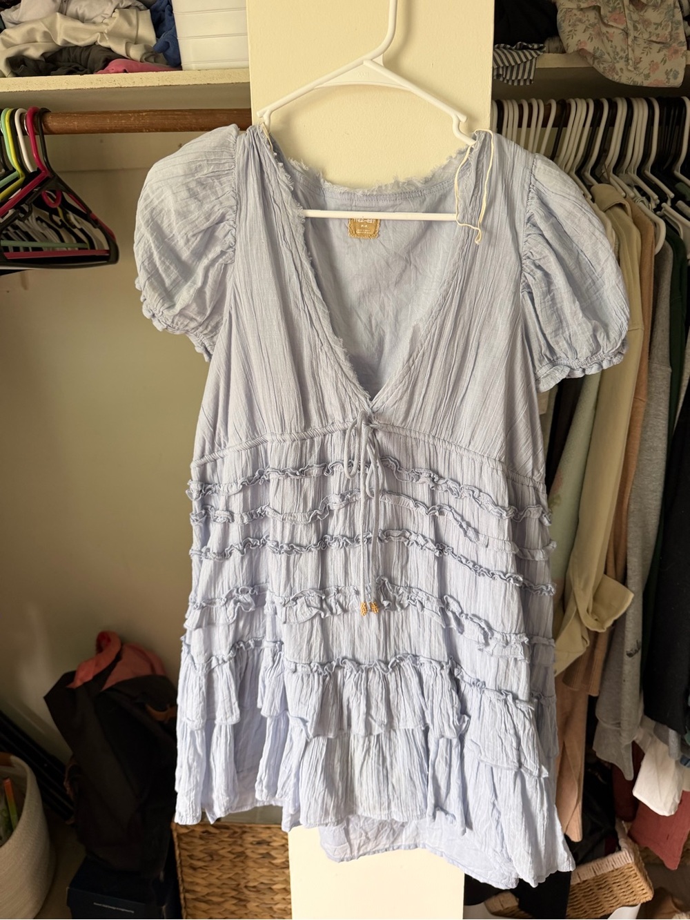 Free People Darcy Plunge Mini Dress